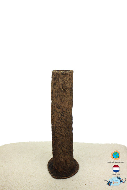 bûche debout