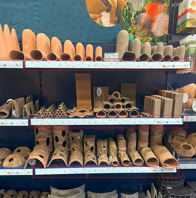 Bandes d'étagère Ceramicnature 120 cm 1x