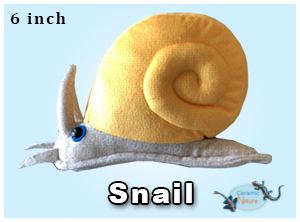 Snail plush