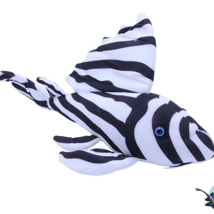 Peluche zèbre pleco L46 XXL 65cm