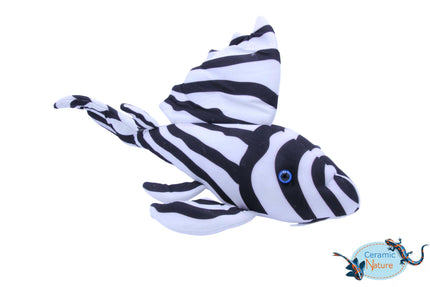 Peluche zèbre pleco L46 XXL 65cm