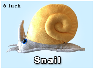 Snail plush