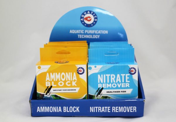 Display for the Nitrate remover and the Ammonia block