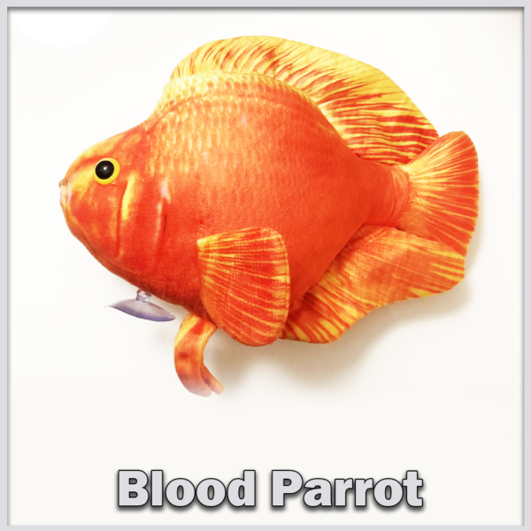 Blood parrot plush Greenpleco